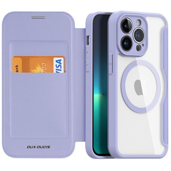 Чохол-книжка Dux Ducis Skin X Pro with MagSafe для Apple iPhone 14 Pro (6.1") Purple 273980 фото