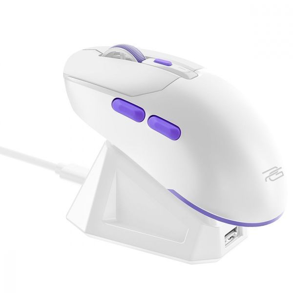 Бездротова ігрова миша Proove Gaming Rate Pro with Charging Dock (WMRPCD022002) white 355580 фото