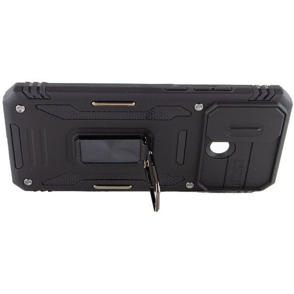 Ударостійкий чохол Camshield Army Ring для Xiaomi Redmi 9C / 10A Чорний / Black 259243 фото