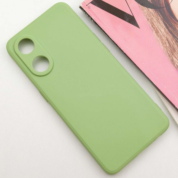 Силіконовий чохол Candy Full Camera для Oppo Reno 8 T 4G Фісташковий 286351 фото