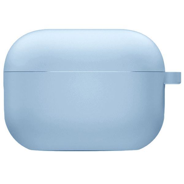 Силіконовий футляр з мікрофіброю для навушників Airpods 3 Блакитний / Lilac Blue 345013 фото