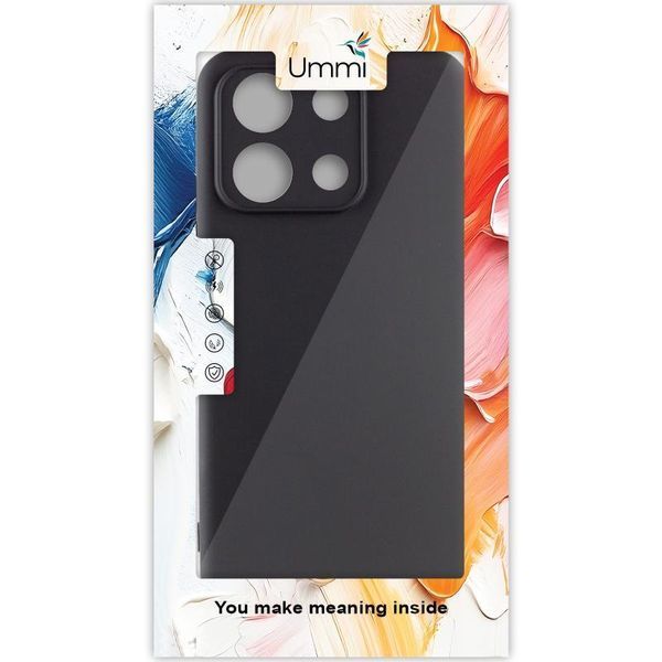 Чохол Silicone Cover Ummi Lakshmi Full Camera (AA) для Xiaomi Redmi Note 13 4G Чорний / Black 399683 фото