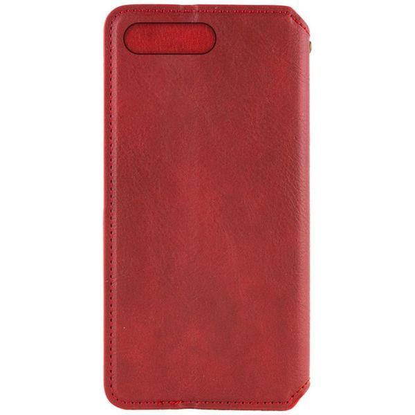 Шкіряний чохол-книжка GETMAN Cubic (PU) для Apple iPhone 7 plus / 8 plus (5.5") Червоний 398560 фото