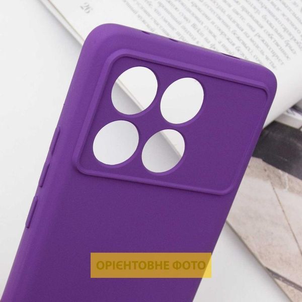 Чохол TPU GETMAN Liquid Silk Full Camera для Xiaomi Poco X6 / Note 13 Pro 5G Бузковий / Light purple 397753 фото
