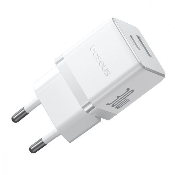 Зарядний Пристрій Baseus Palm Fast Charger Type-C+USB 30W (P1011160A113-00) black 396930 фото