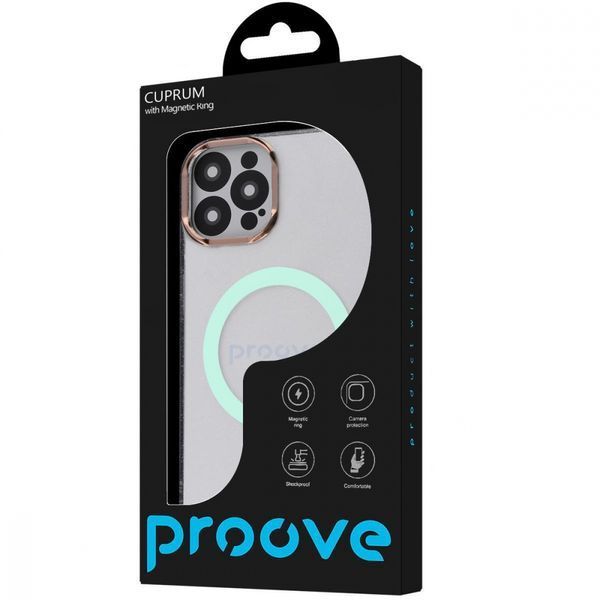 Чохол Proove Cuprum Case with Magnetic Ring iPhone 12 Pro Max mint 342858 фото