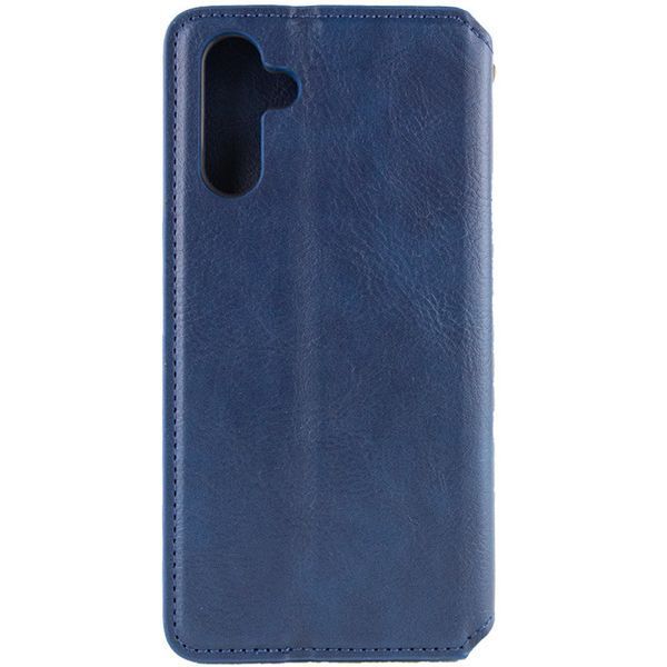 Шкіряний чохол книжка GETMAN Cubic (PU) для Samsung Galaxy M14 5G Синій 269076 фото