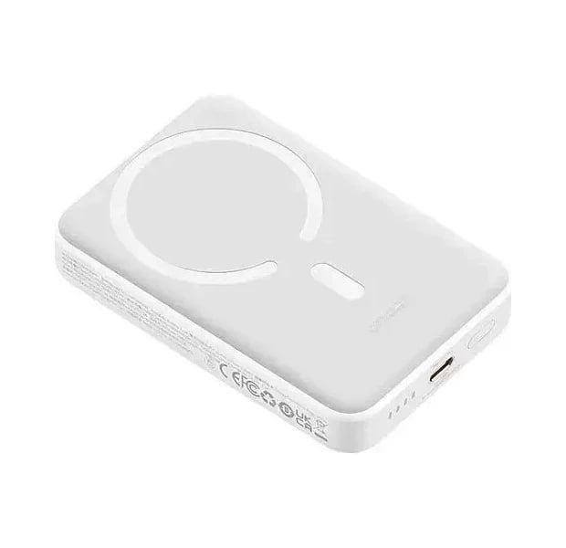 Зовнішній MagSafe Акумулятор Baseus 10000mAh 30W Magnetic Mini Type-C Edition (P1002210B223-00) Stellar White 328049 фото