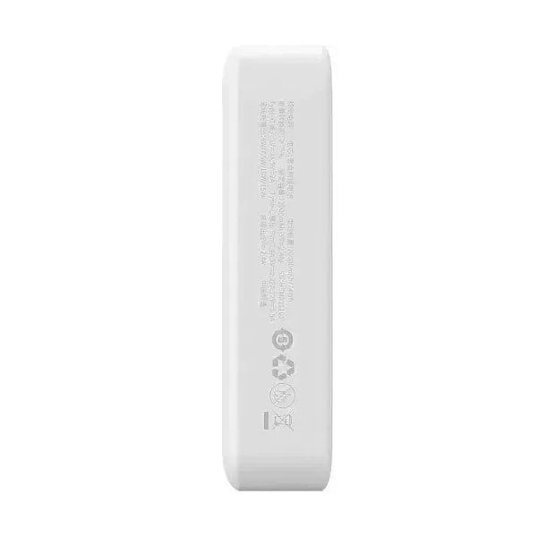 Зовнішній MagSafe Акумулятор Baseus 10000mAh 30W Magnetic Mini Type-C Edition (P1002210B223-00) Stellar White 328049 фото