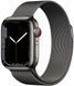 Смарт-годинник Apple Watch Series 7 GPS + LTE 41mm Graphite Stainless Steel With Graphite Milanese Loop MKHK3 224920 фото 1