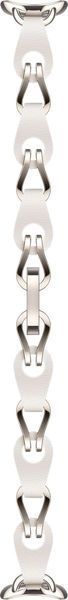 Ремінець Xiaomi Smart Band 8 Chain Strap White (білий) 279798 фото