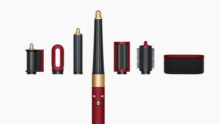 Стайлер Dyson HS08 Airwrap i.d. Multi-Styler and Dryer Straight to Wavy - Red Velvet/Gold (596926-01) EU 344623 фото