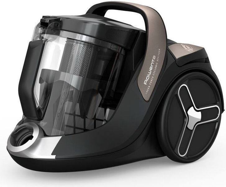 Пилосос Rowenta контейнерний Green Force Cyclnic Effitech+, 500Вт, конт пил -2.5л, НЕРА, чорний (RO7C89EA) 376107 фото
