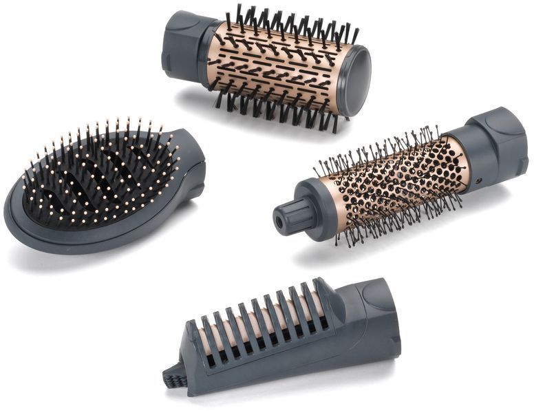 Фен-щітка Babyliss Style Pro, 1000Вт, 2 режими, іоніз-я, хол. Обдув, чохол для зберігання, кераміка, синій 387556 фото
