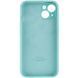 Чохол Silicone Case Full Camera Protective (AA) для Apple iPhone 15 Plus (6.7") Бірюзовий / Marine Green 280193 фото 2