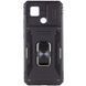 Ударостійкий чохол Camshield Army Ring для Xiaomi Redmi 9C / 10A Чорний / Black 259243 фото 3