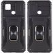 Ударостійкий чохол Camshield Army Ring для Xiaomi Redmi 9C / 10A Чорний / Black 259243 фото 1