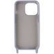 Чохол TPU two straps California для Apple iPhone 12 Pro / 12 (6.1") Сірий / Stone 255730 фото 3