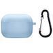 Силіконовий футляр з мікрофіброю для навушників Airpods 3 Блакитний / Lilac Blue 345013 фото 1