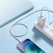 Кабель Baseus Dynamic Series Fast Charging Data USB кабель Type-C To IP 20W 2m (CALD000105) Purple 255231 фото 6