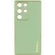 Шкіряний чохол Xshield для Samsung Galaxy S24 Ultra Зелений / Pistachio 288504 фото 1