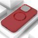 TPU чохол Bonbon Metal Style with MagSafe для Apple iPhone 15 (6.1") Червоний / Red 286071 фото 2