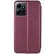 Шкіряний чохол (книжка) Classy для Xiaomi Redmi Note 12 4G Бордовий 273048 фото 2