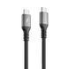 Кабель Proove ReGen Silicone Type-C To Type-C 60W (1M) (CCRS60002201) Black 316289 фото 1
