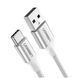 Кабель UGREEN US288 USB 2.0 To USB Type-C Cable Nickel Plating Aluminum Braid 3A 0.5m White (60130) 278891 фото 1