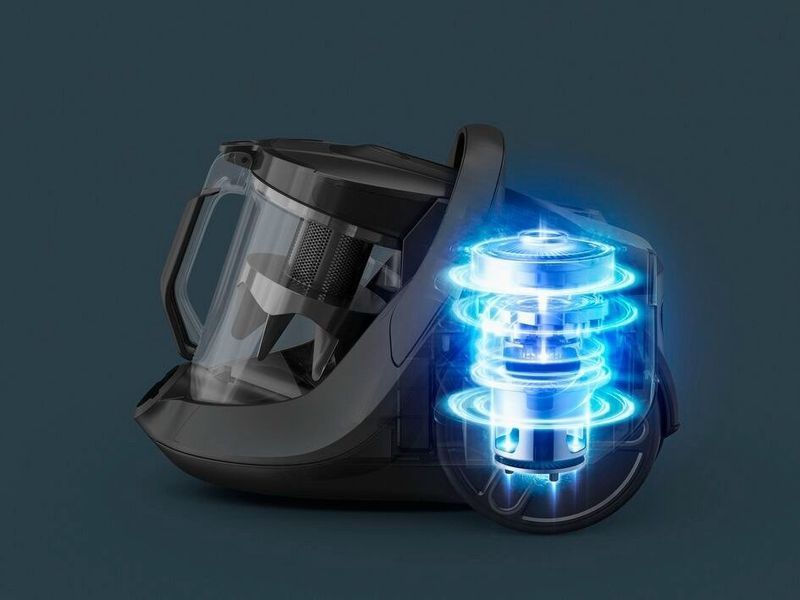 Пилосос Rowenta контейнерний Green Force Cyclnic Effitech+, 500Вт, конт пил -2.5л, НЕРА, чорний (RO7C89EA) 376107 фото