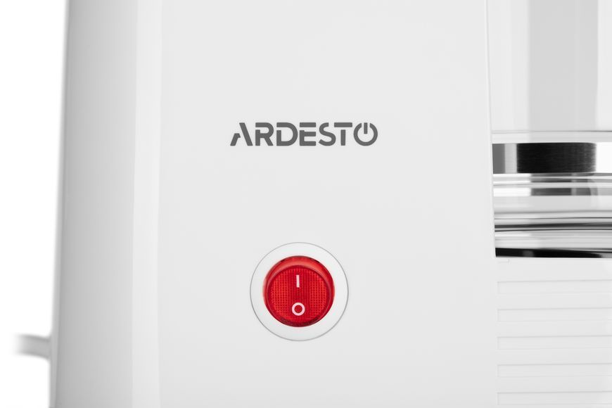 Кавоварка Ardesto крапельна White stripes 1.5л, мелена, біло-сірий (FCM-D17WG) 373105 фото