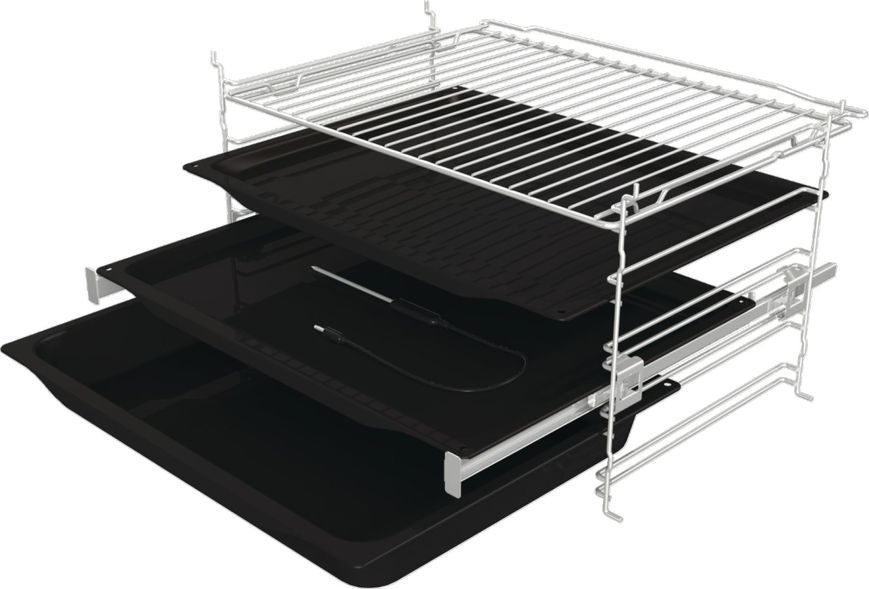 Шафа Gorenje духова електрична, 77л, дисплей, піроліз, A+, чорний (BPS6747A06BG) 366686 фото