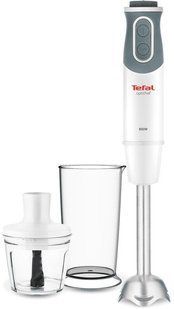 Блендер Tefal заглибний Optichef 800Вт, 3в1, чаша-800мл, чопер-500мл, турборежим, білий (HB641138) 373122 фото