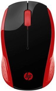 Миша HP 200, WL, червоний (2HU82AA) 362856 фото