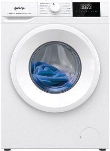 Пральна машина Gorenje фронтальна, 6кг, 1000, A+++, 43.5см, дисплей, пар, інвертор, білий (WNGPI61SBS) 375780 фото