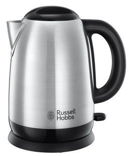 Електрочайник Russell Hobbs Adventure 1.7л, метал, сріблясто-чорний (23912-70) 362506 фото