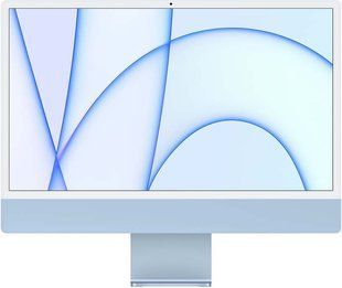 Моноблок Apple iMac 24", Apple M1 (8C CPU/8C GPU), 8 ГБ, 256 ГБ SSD (MGPK3) Blue 195380 фото