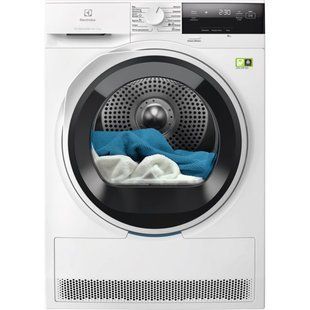 Сушильна машина Electrolux тепловий насос, 9кг, A+++, 64см, дисплей, інвертор, білий (EW7D394UU) 374369 фото