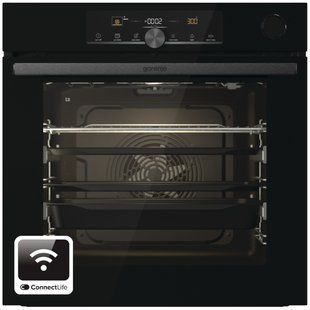 Духова шафа Gorenje електрична, 77л, A+, пара, дисплей, 300 &deg;C, Wi-Fi, чорний (BSA6747A04BGWI) 366687 фото