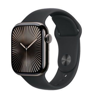 Смарт-годинник Apple Watch Series 10 GPS + LTE 42mm Slate Titanium Case With Black Sport Band M/L MWXH3 349840 фото