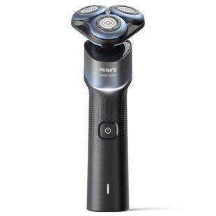 Бритва електр. Philips роторна Series 5000X, 4.5Вт, бритв.головок-3, Li-Ion, сух.+волог., чорно-синій (X5006/00) 370005 фото