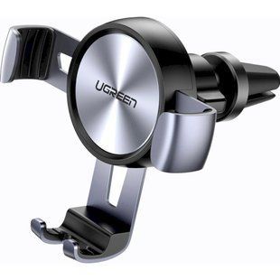 Автомобільний тримач UGREEN LP130 Gravity Drive Air Vent Mount Phone Holder (50564) Space Gray 288263 фото