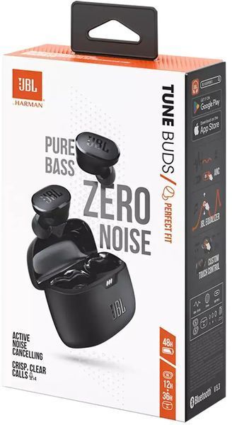 Навушники JBL Tune Buds (JBLTBUDSBLK) Black 273896 фото