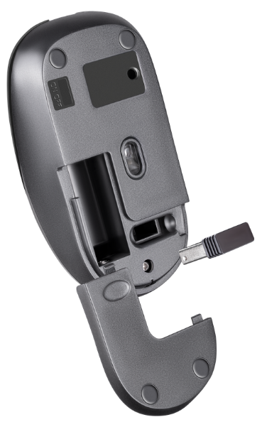 Миша DEFENDER (52995) Wave MM-995, 4D, 800-1600dpi, BLACK, wireless, silent 307012 фото