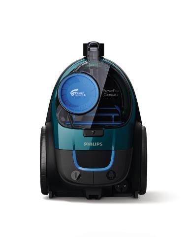 Пилосос Philips контейнерний 3000 series&nbsp;, 900Вт, конт пил -1,5л, НЕРА, турбощітка, чорно-зелений (FC9334/09) 374083 фото