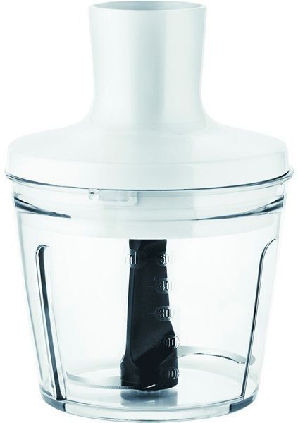 Блендер Tefal заглибний Optichef 800Вт, 3в1, чаша-800мл, чопер-500мл, турборежим, білий (HB641138) 373122 фото