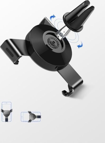 Автомобільний тримач UGREEN LP130 Gravity Drive Air Vent Mount Phone Holder (50564) Space Gray 288263 фото
