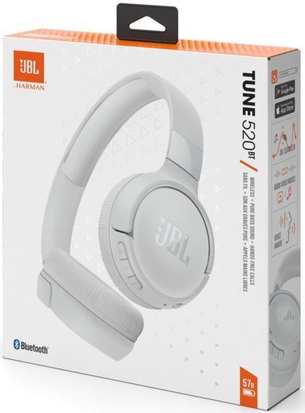 Навушники JBL Tune T520BT (JBLT520BTWHT) White 271112 фото