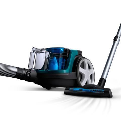 Пилосос Philips контейнерний 3000 series&nbsp;, 900Вт, конт пил -1,5л, НЕРА, турбощітка, чорно-зелений (FC9334/09) 374083 фото