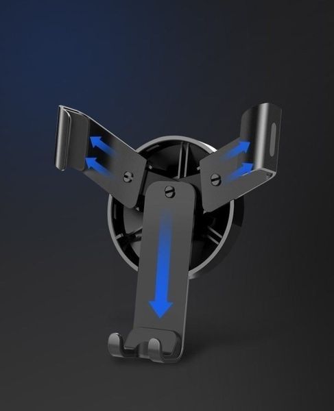 Автомобільний тримач UGREEN LP130 Gravity Drive Air Vent Mount Phone Holder (50564) Space Gray 288263 фото